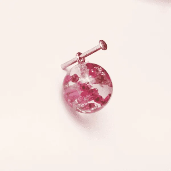 Pendant Pink Flowers - Image 2