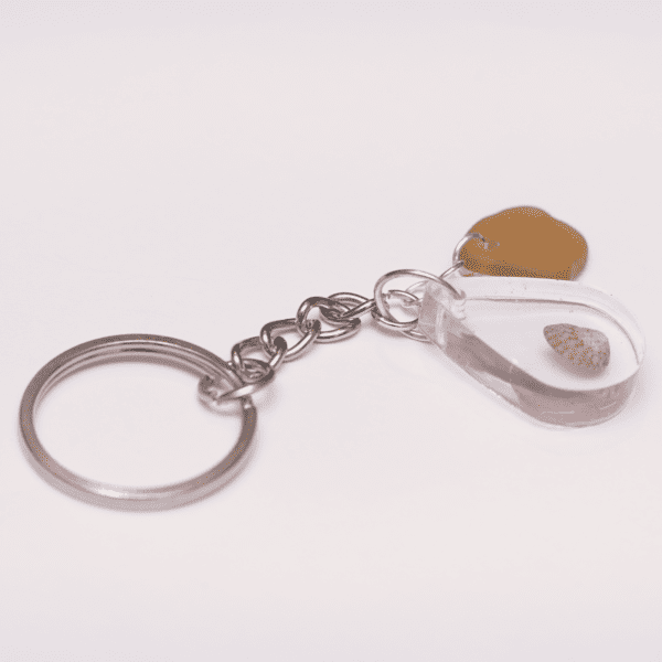 Keychain Mini Shell / Yellow Glass - Image 3
