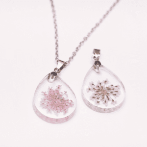 Necklace White Flowers / Pink Flowers