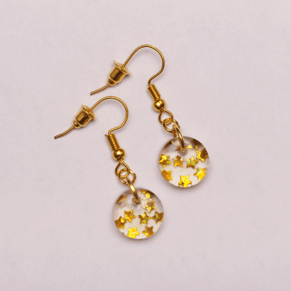 Earring Gold Stars - Image 3