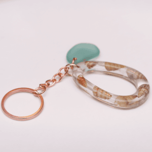 Keychain Shells / Green Glass
