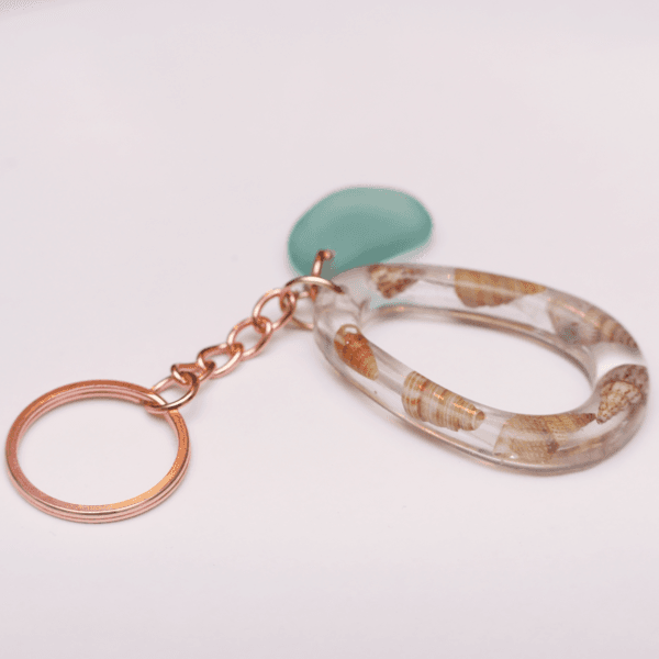 Keychain Shells / Green Glass