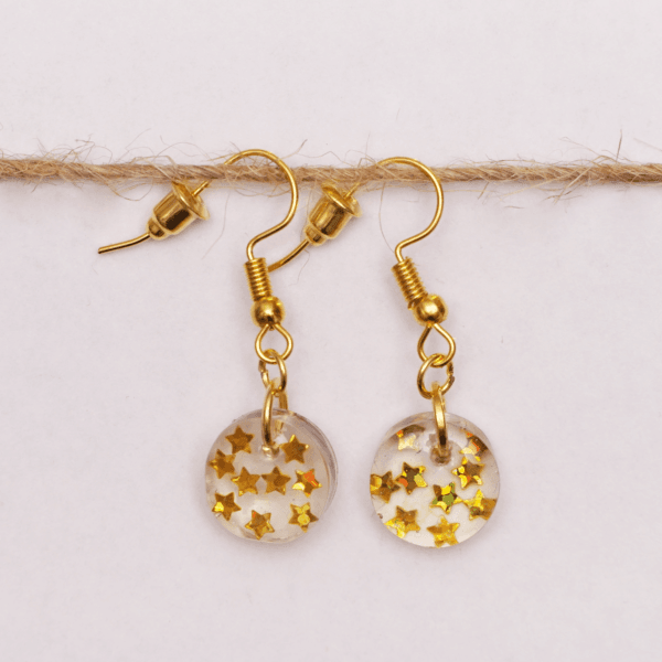 Earring Gold Stars