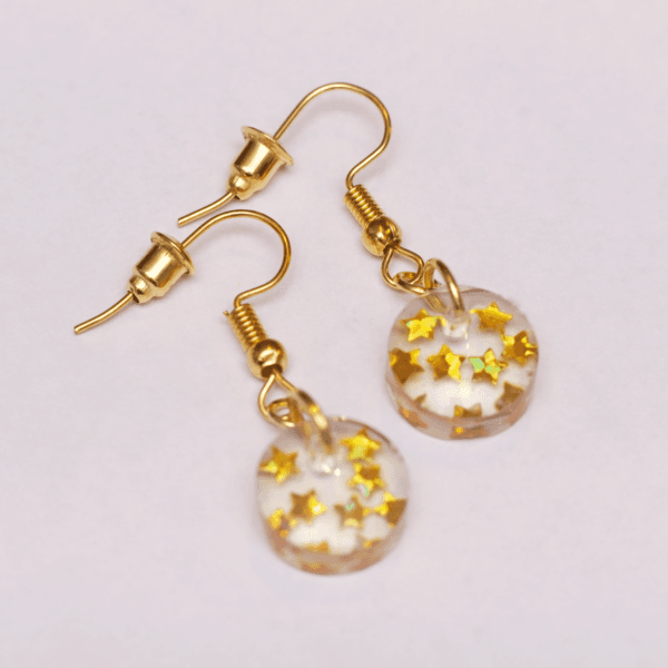 Earring Gold Stars - Image 2