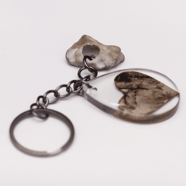 Keychain Birch Heart / Stone - Image 4