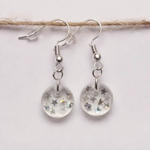 Earring Silver Stars